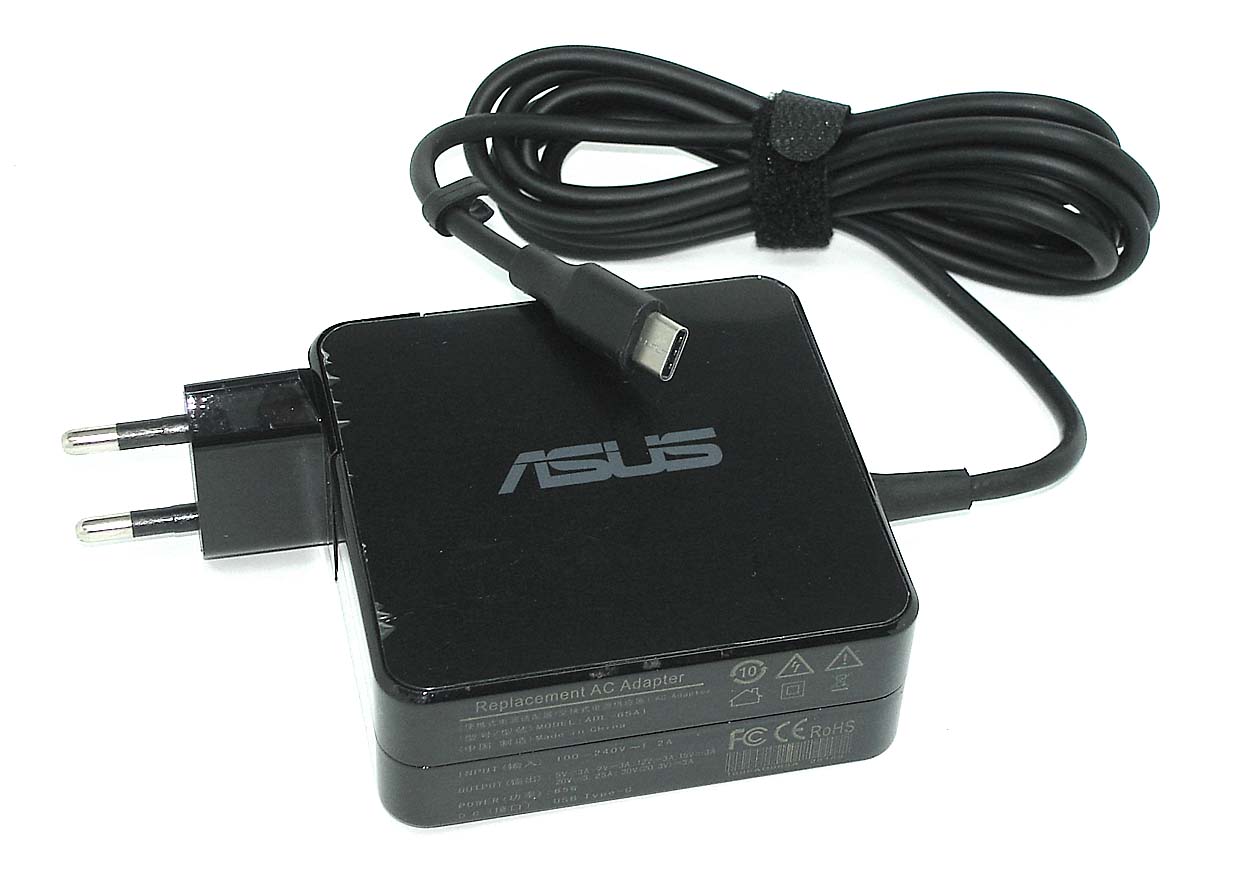Блок питания для Asus 5V/9V/12V/15V/20V 3A/3.25A 65W (Type-C) (ADL-65A1)