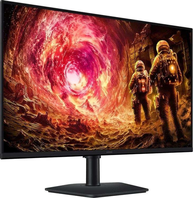 МОНИТОР 32" Samsung Odyssey G5 S32FG502EIXCI Black c поворотом экрана (Fast IPS,2560x1440, 180Hz, 1 ms, 178°/178°, 300)