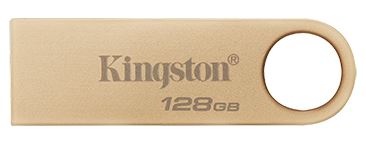 Флеш накопитель 128GB Kingston DataTraveler SE9 G3, USB3.2 Gen 1, золотистый, 220 MB/s