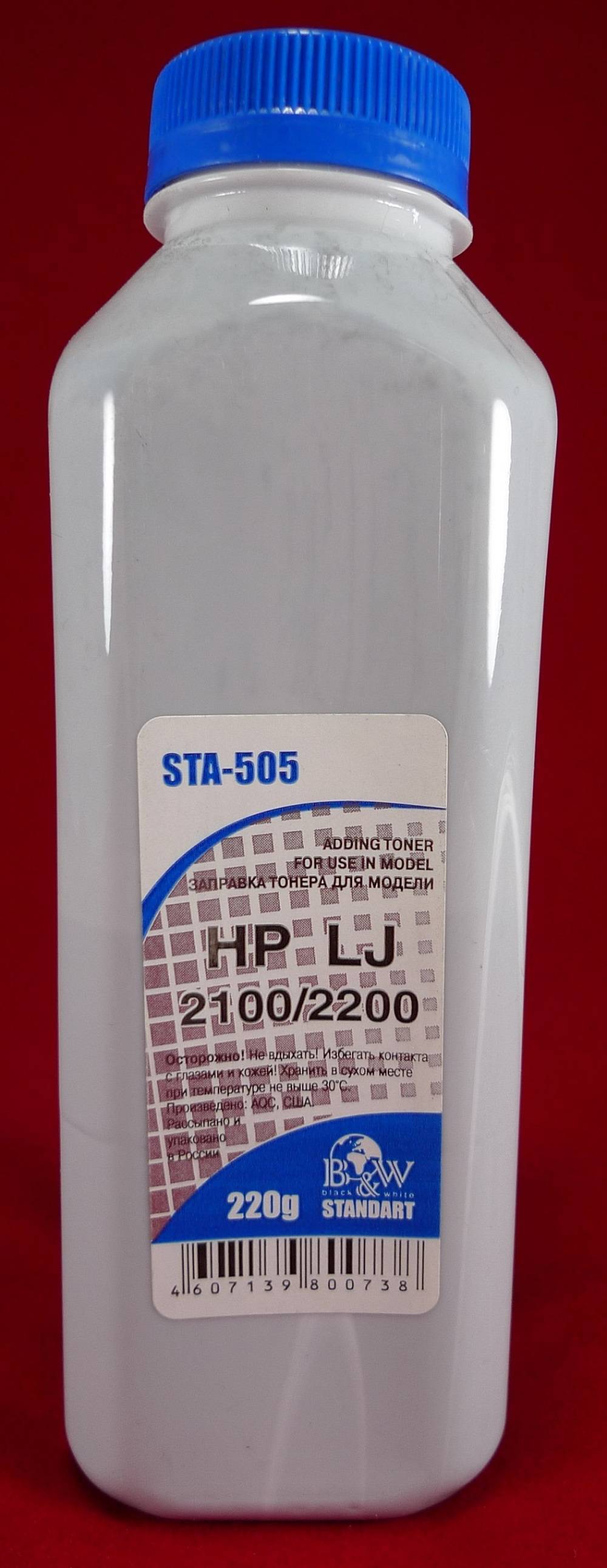 Тонер для картриджей C4096A, FX-7/EP-32 (фл. 220г) B&W Standart фас.Россия