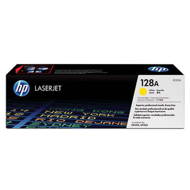 Картридж HP 128A лазерный желтый (1300 стр)