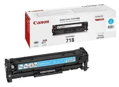Картридж CANON 718 C голубой  2900 стр