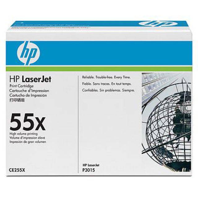 Картридж HP 55X лазерный увеличенной емкости (12500 стр)