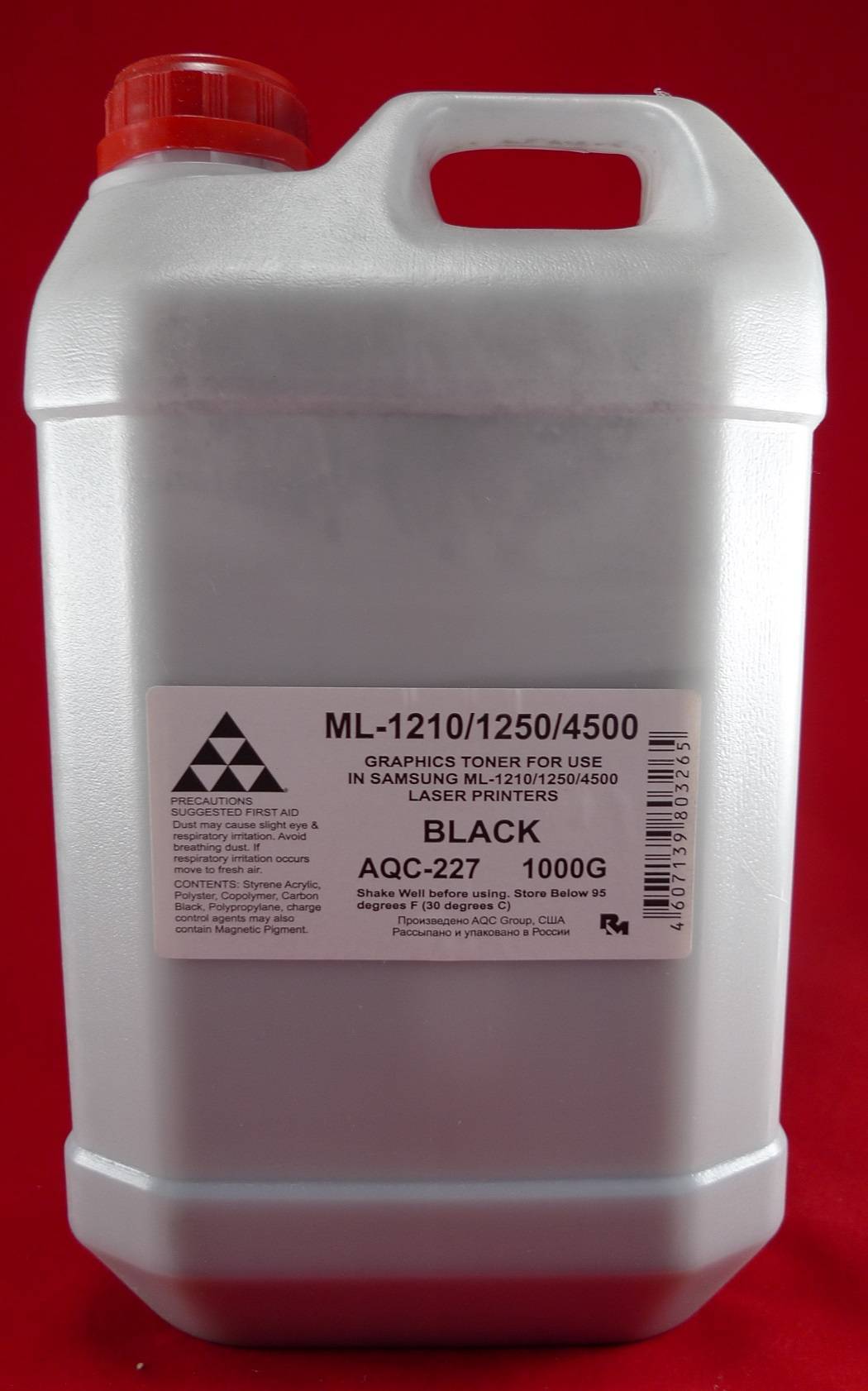 Тонер SAMSUNG ML-1210/1520/1610/40/60/1710/2010/216x/SCX-4x00/3x00 (кан. 1кг) AQC-США фас.Россия