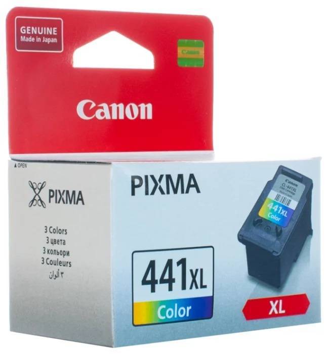 Картридж CANON CL-441XL цветной, увеличенной емкости, 15 мл, 400 страниц