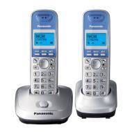 Р/телефон Panasonic KX-TG2512RUS (серебристый, 2 трубки)
