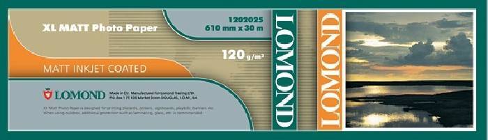 Бумага LOMOND для САПР и ГИС, матовая  610мм х 30м  120 г/м2  втулка 2"/50,8мм